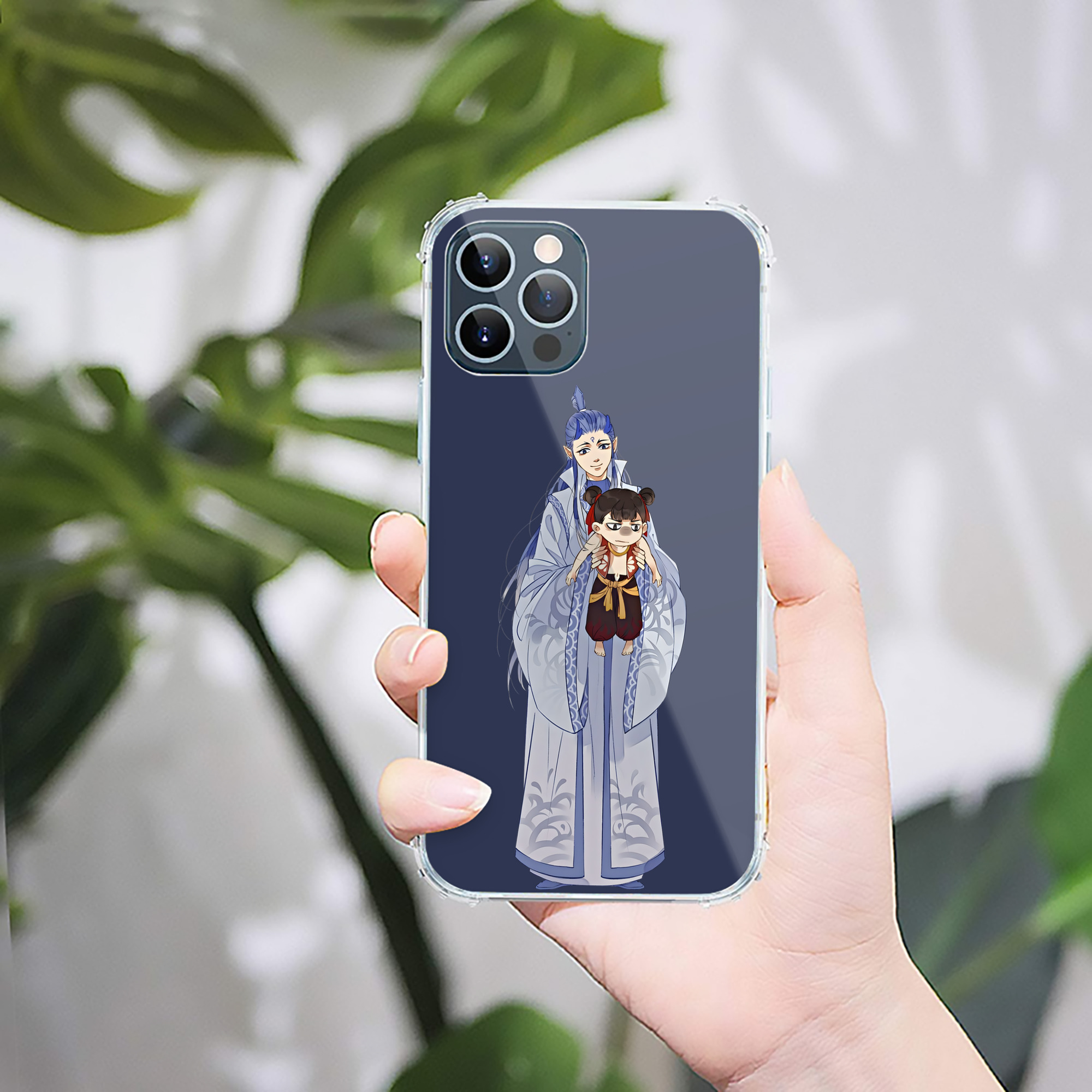 （画像用） Ne Zha 2 ナタ 魔童の大暴れ 【iPhone 12シリーズ対応】透明スマホケース（クリアソフトケース）